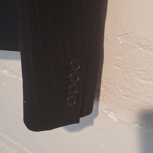 Calvin Klein Pin Stripe Blazer Jacket - size 2 - Picture 5 of 14